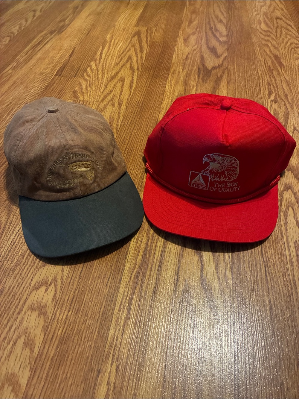Eagle Citgo Logo Snapback Hat w/ trout shop hat